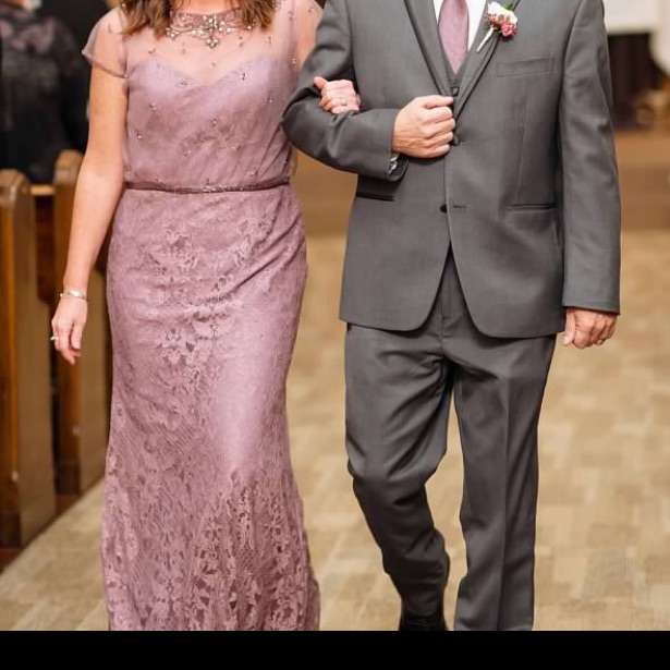Mauve Formal Dress Size 8